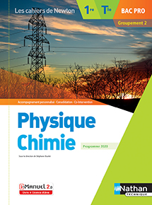 Physique-Chimie - Groupement 2 - Bac Pro [1re/Tle] - Collection Les cahiers de Newton - Ed.2020